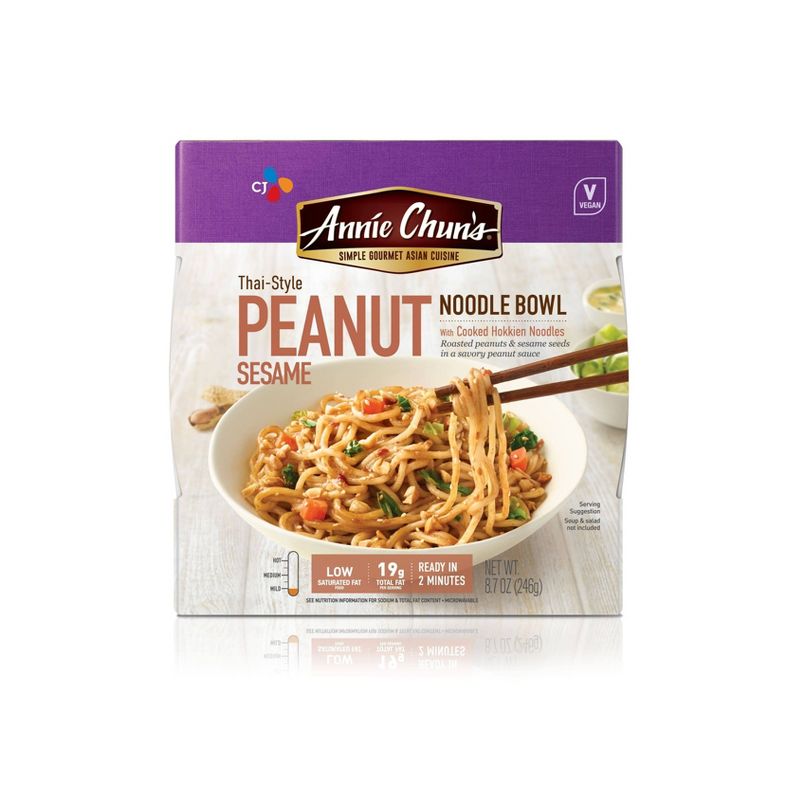 Annie Chun's Noodle Bowl Peanut Sesame - 8.7oz