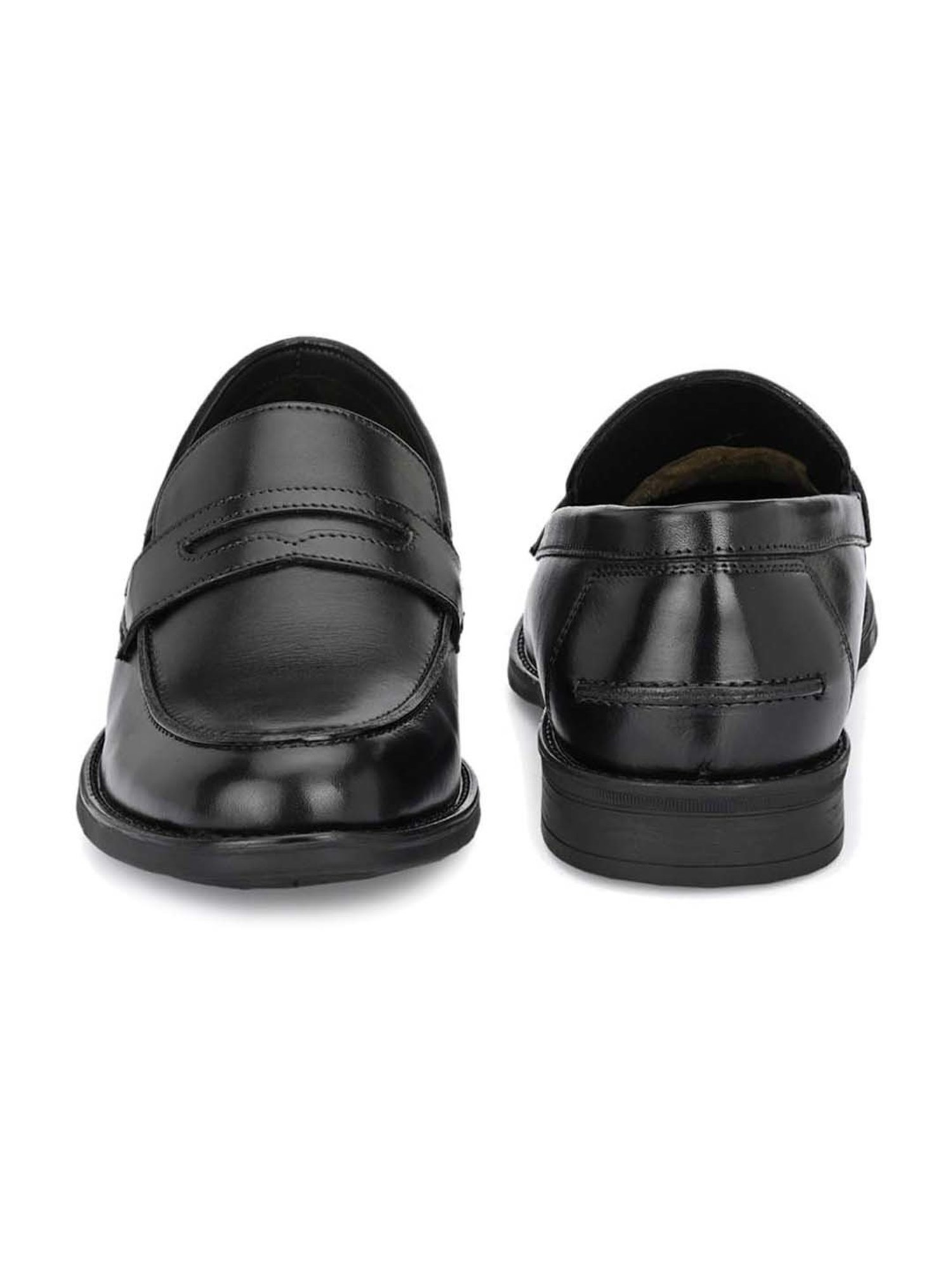 Hitz Men's Black Formal Loafers