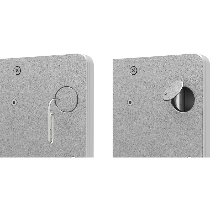 VidaMount Light Grey Enclosure and Fixed VESA Slim Wall Mount [Bundle] compatible with Samsung Galaxy Tab A 10.5