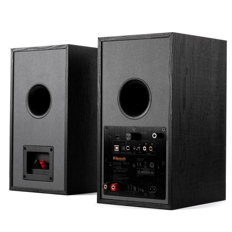 Klipsch R-51PM Powered Bluetooth Bookshelf Speakers - Pair (Black)