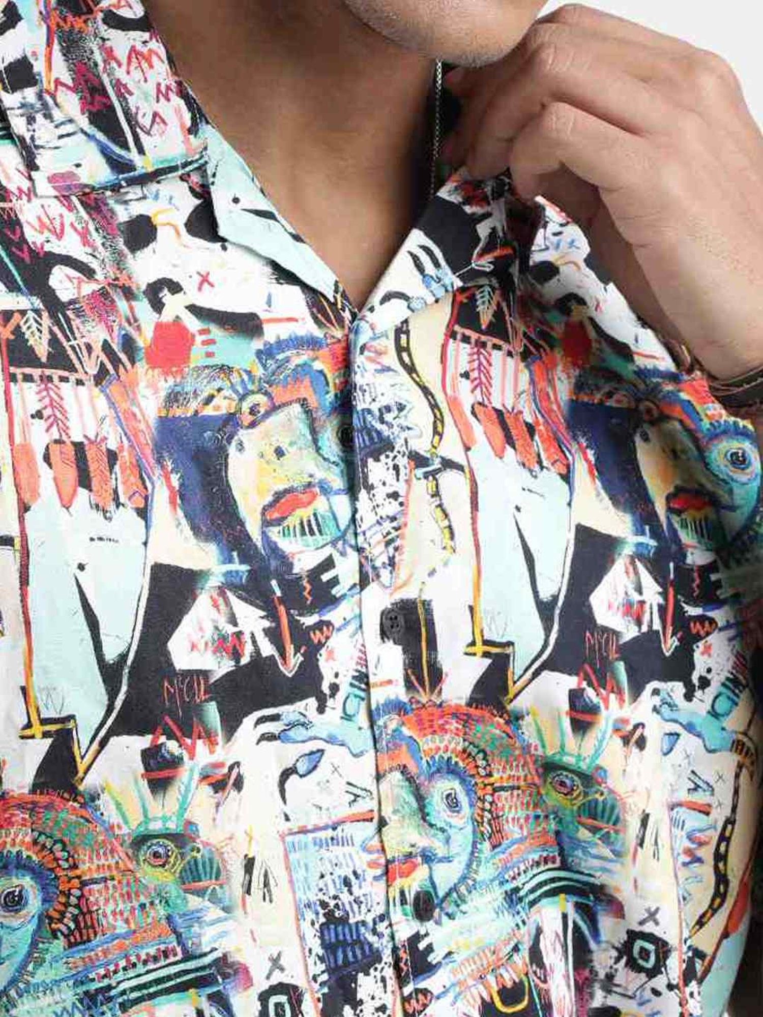 Bene Kleed Multicolored Regular Fit Printed Shirt