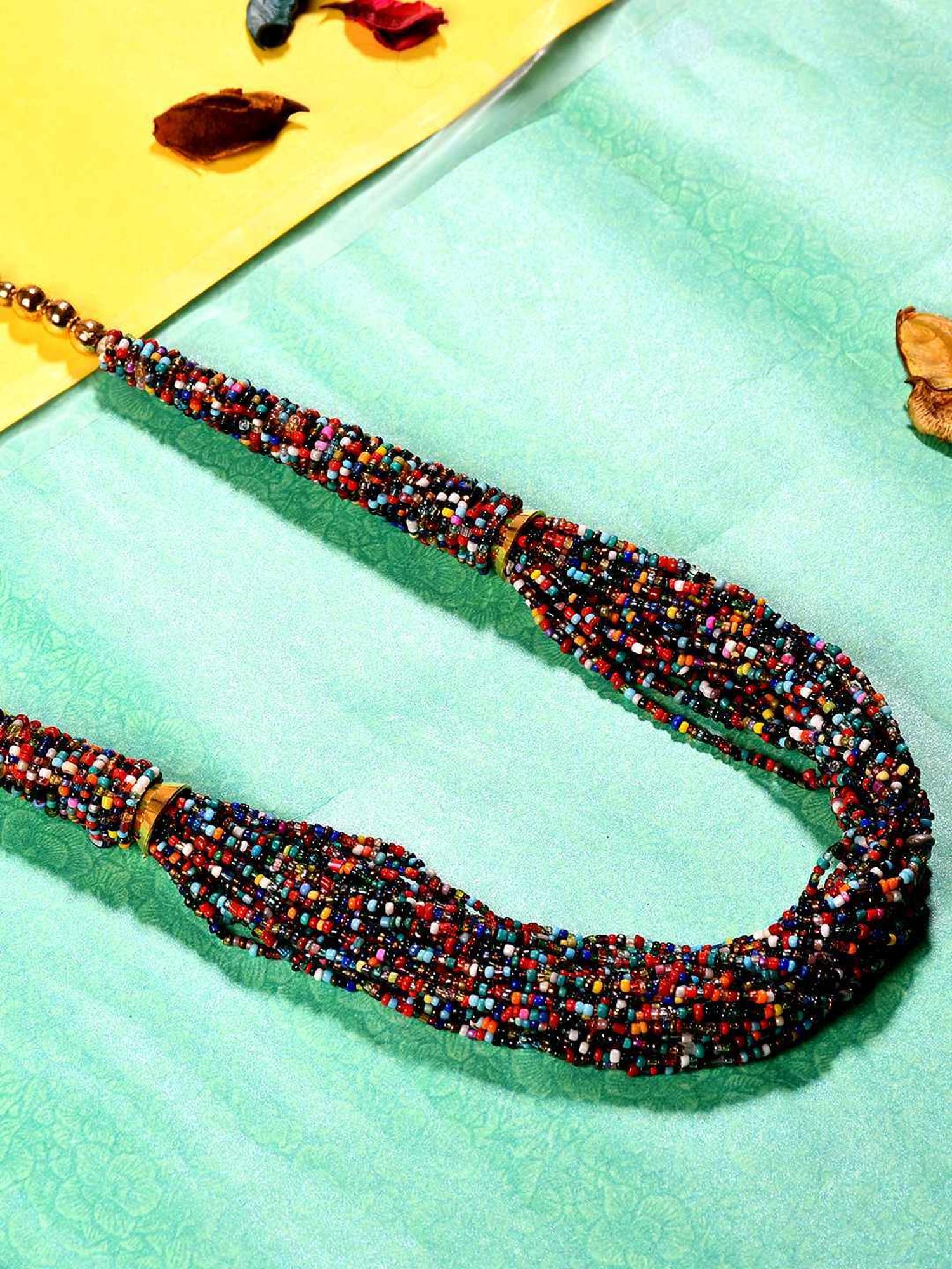 Imli Street Multicolor Long Beaded Handcrafted Necklace