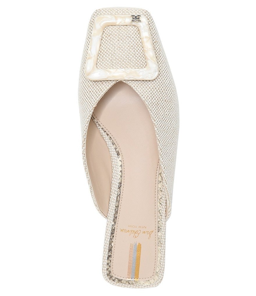 Sam Edelman Lavina Fabric Bit Buckle Mules