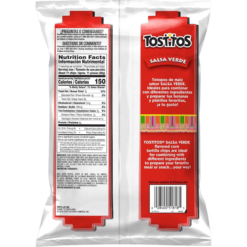 Tostitos Salsa Verde Tortilla Chips - 12.05oz