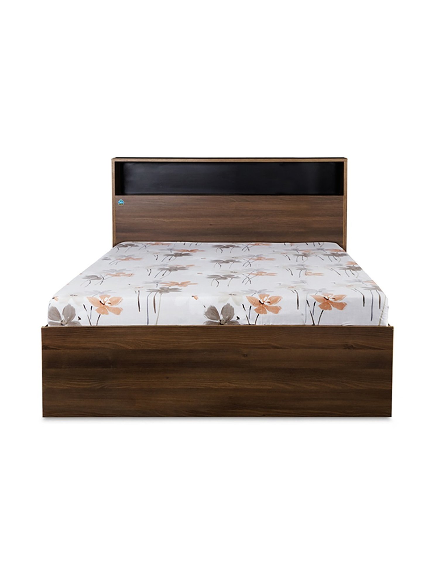 Delite Kom Urban Acacia Dark Engineered Wood Single Bed