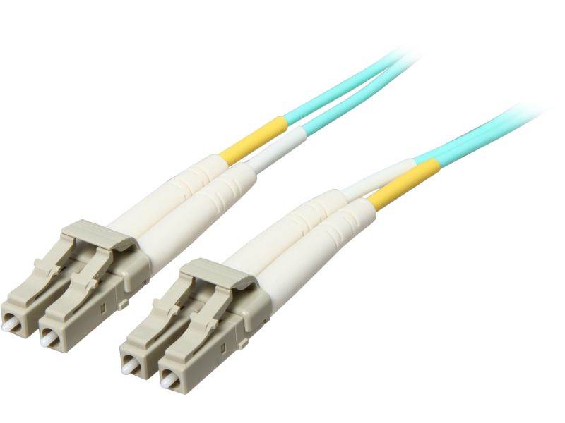 Fiber Optic Cable LC-LC 9/125 Duplex Single-Mode Fiber Cable Yellow 5 meters