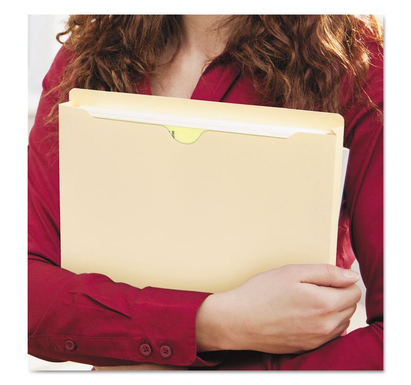 Staples Expanding File Pockets 5.25" Exp. Straight Tab Lgl Br 10/BX TR704432/704432