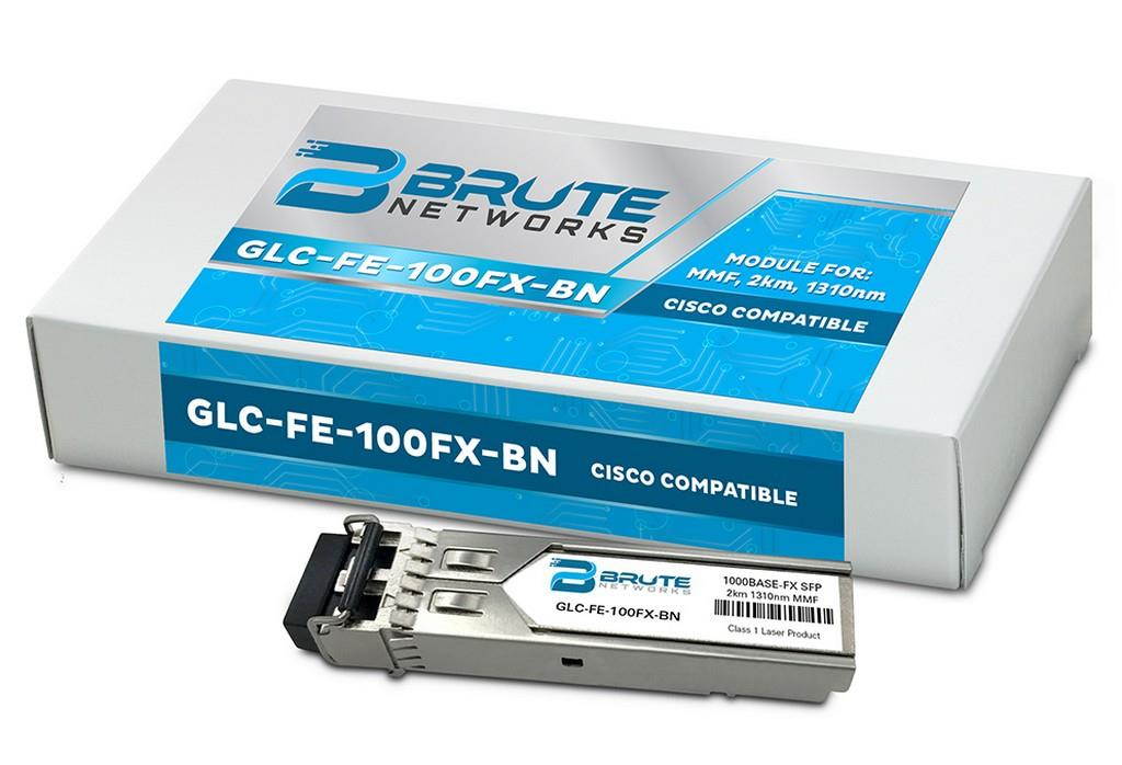 Cisco GLC-FE-100FX - 100BASE-FX 2km MMF 1310nm SFP (100% Compatible)