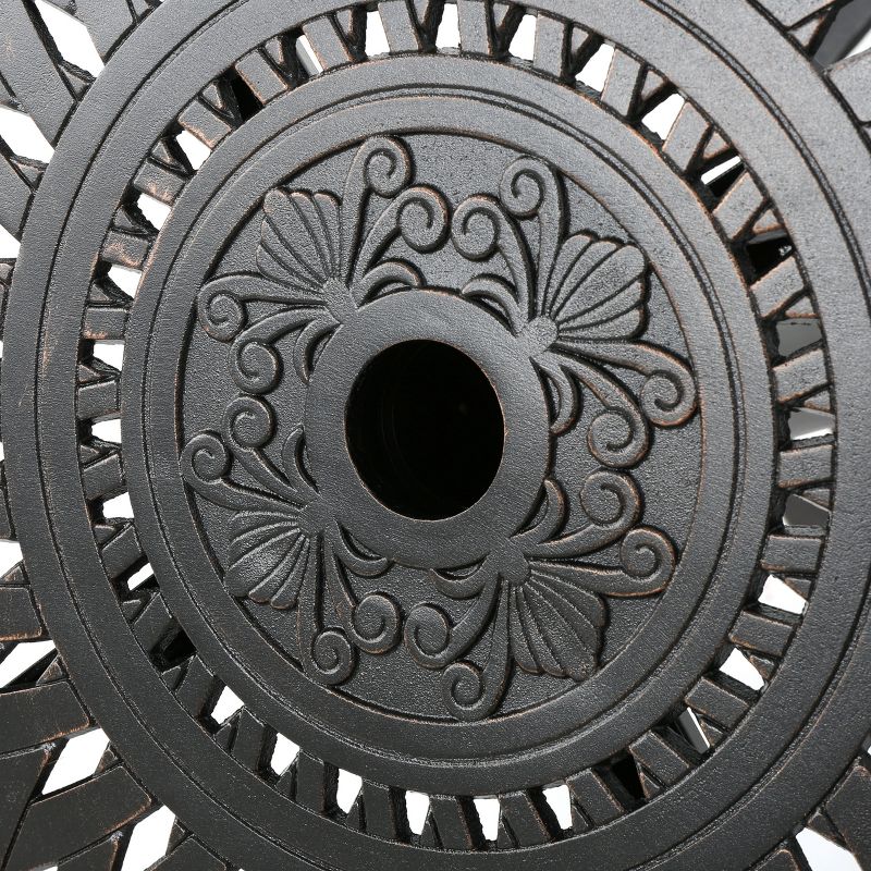 Toranto 3pc All-Weather Wicker Bar Island Set - Brown - Christopher Knight Home