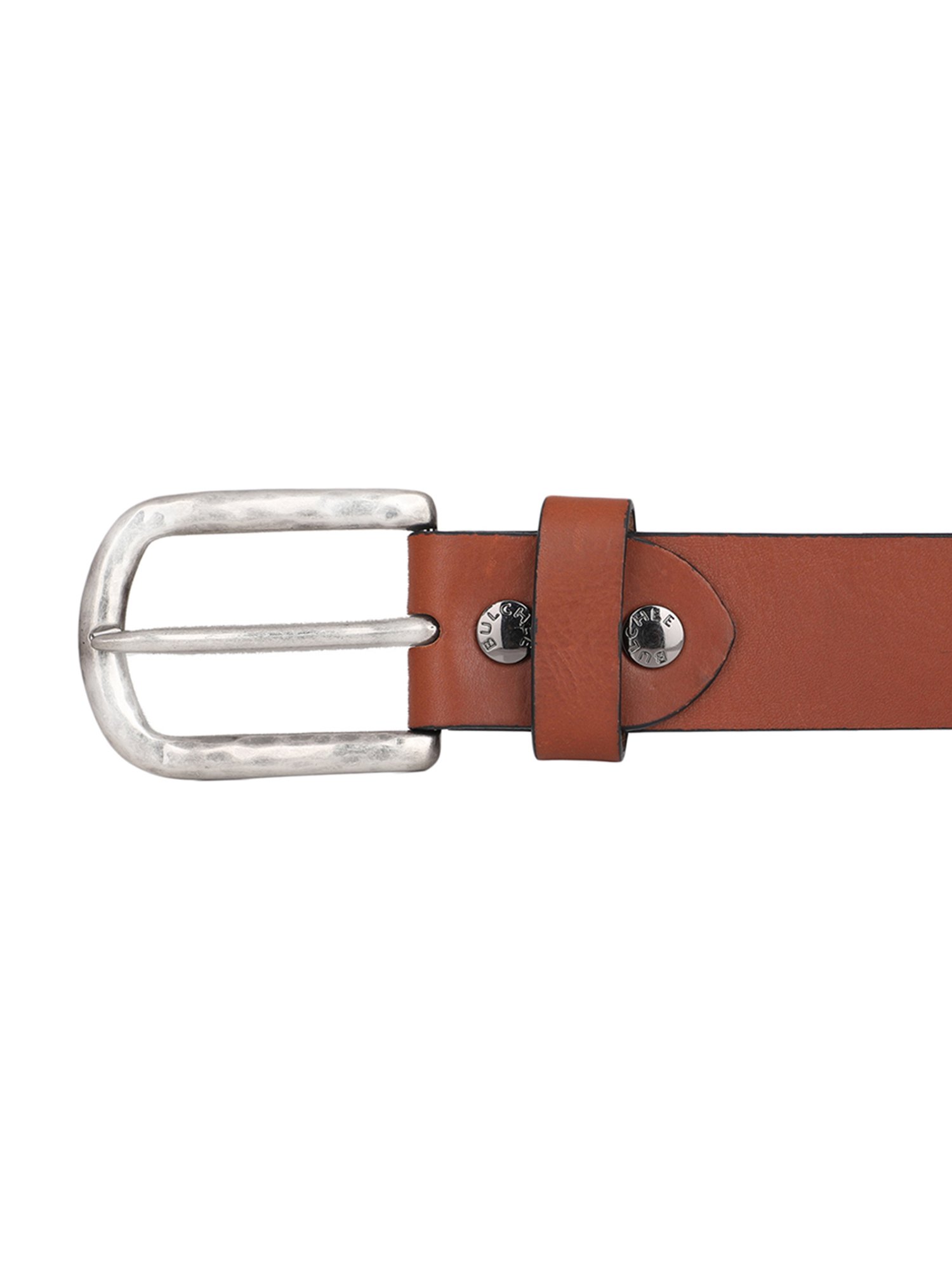 BULCHEE Tan Leather Casual Belt for Men