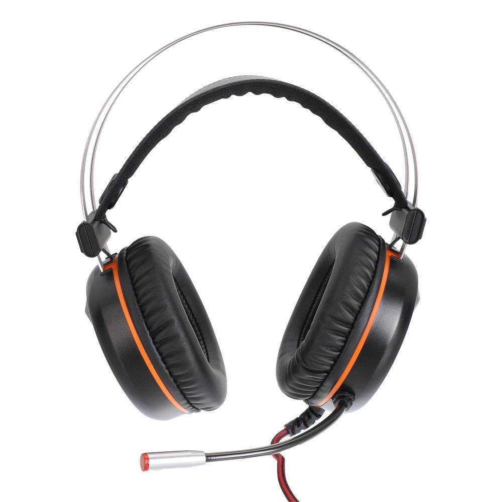 Gaming Headset with Mic Volume Control and Vibration on/off for PS4