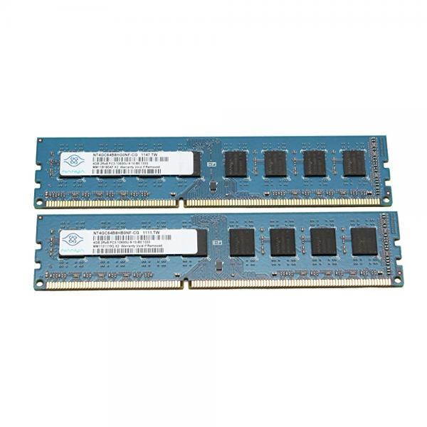 NANYA NT4GC64B8HB0NF-CG PC3-10600U Desktop Memory 2x4GB (8GB Total)