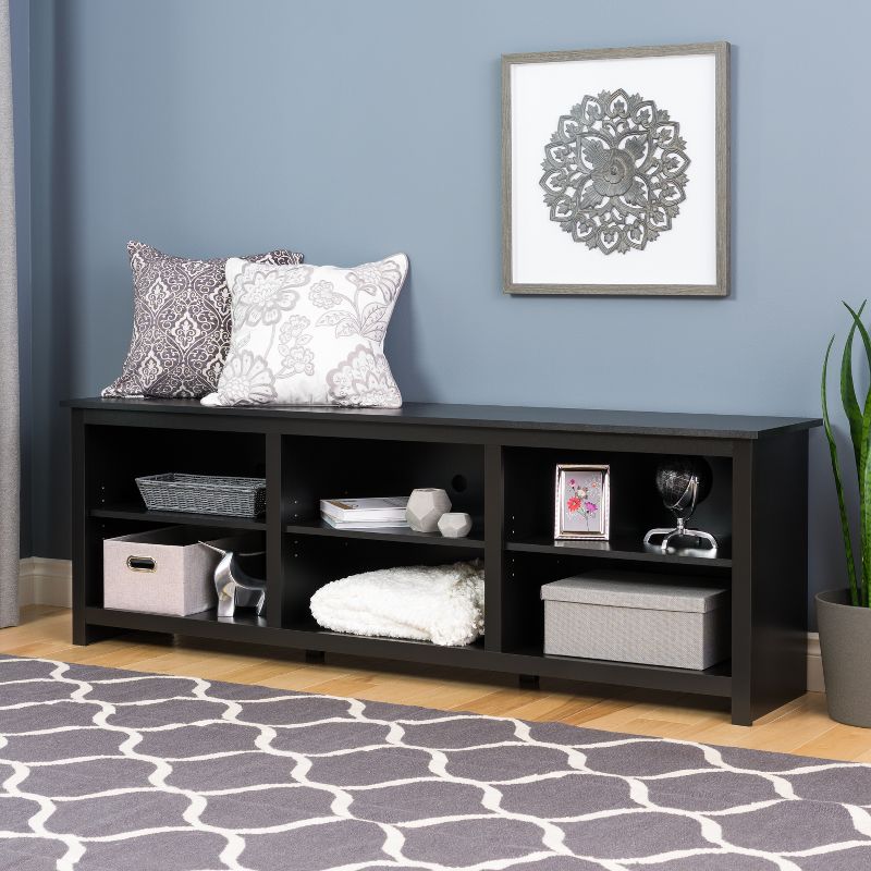 72" TV Stand Black - Prepac
