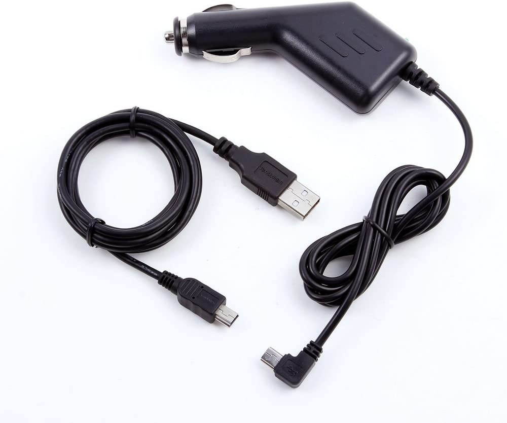 JFXONE Car Power Charger Adapter + USB Cord Compatible with Rand McNally TND 520, 530,540, 720, 730 GPS