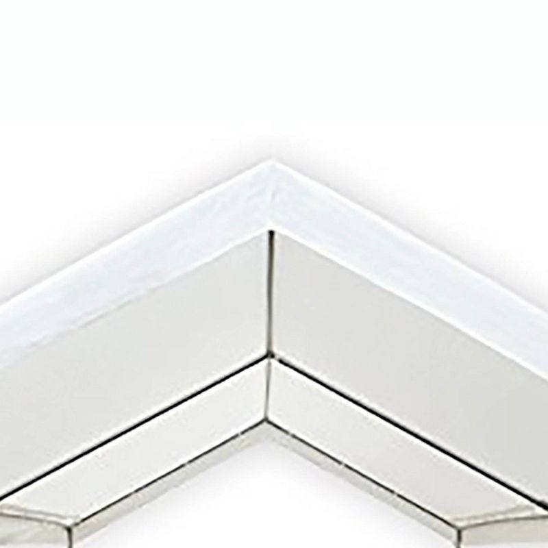 Caravan Canopy Domain 10 x 20 Foot Straight Leg Instant Canopy Tent Set, White