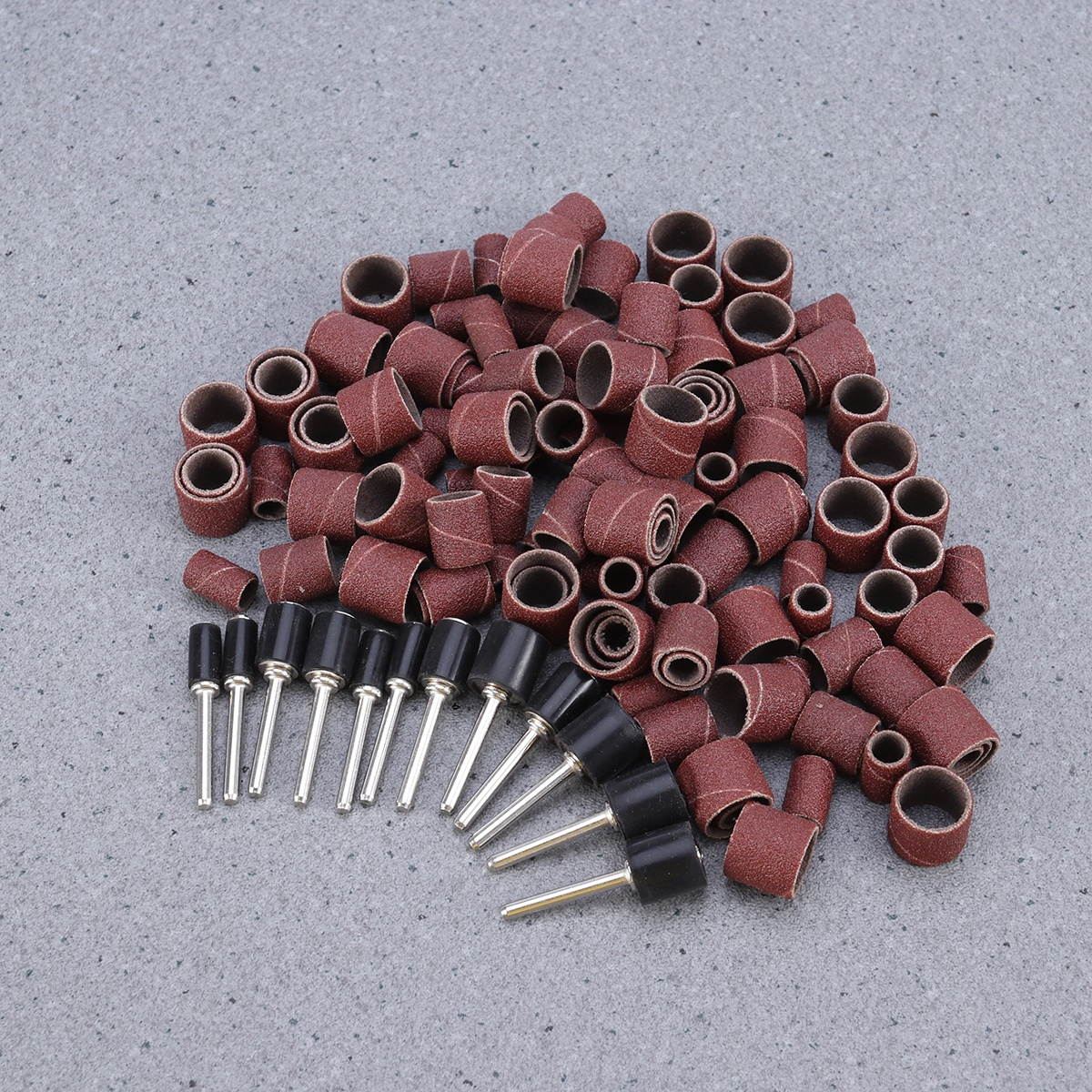 132pcs Sanding Drum Bands Set Bits for Nail Drill Kit Proxxon Foredom Rotary Tools
