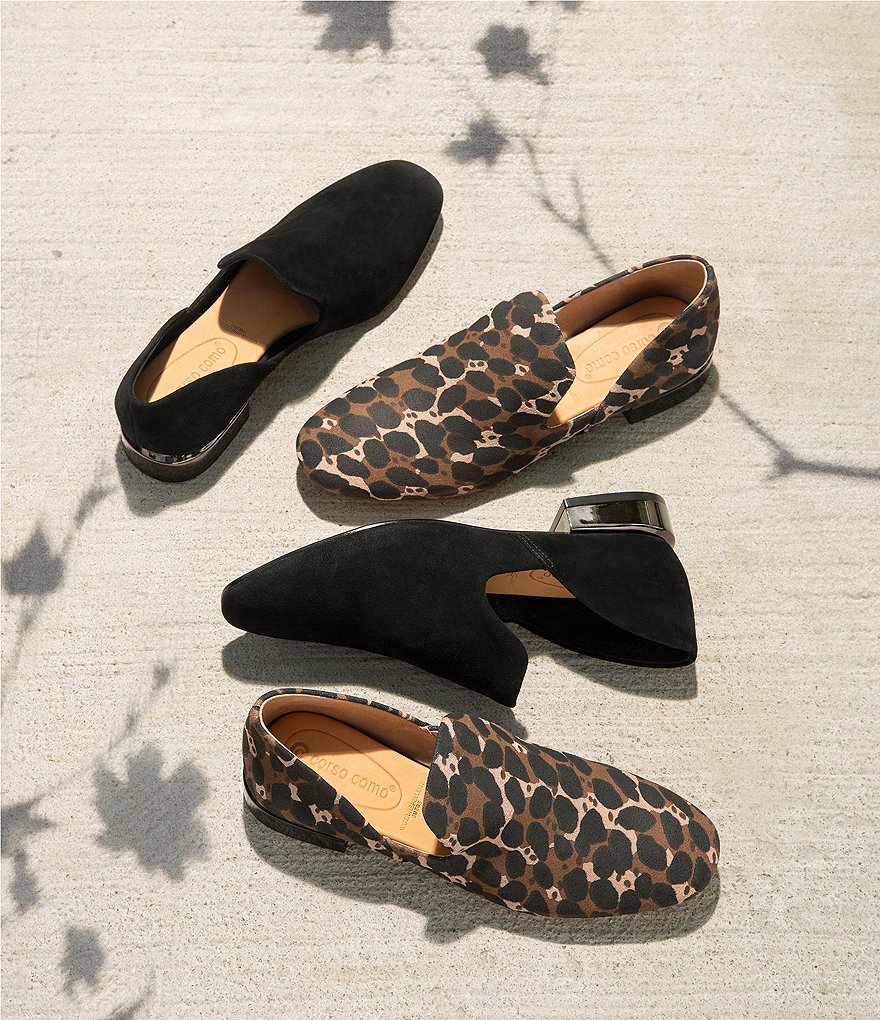 CC Corso Como Amarinth Suede Dress Loafers