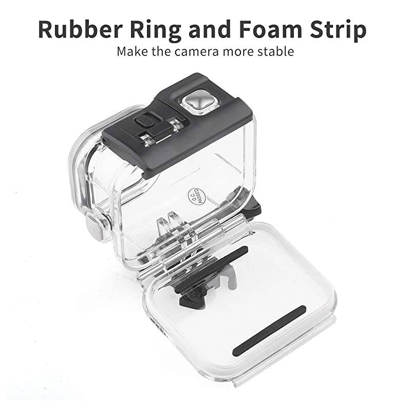 Double Lock Waterproof Housing for GoPro Hero 2018/7/6/5 Black, Protective 45m Underwater Dive Case Shell with Bracket Accessories for Go Pro Hero7 Hero6 Hero5 Action Camera