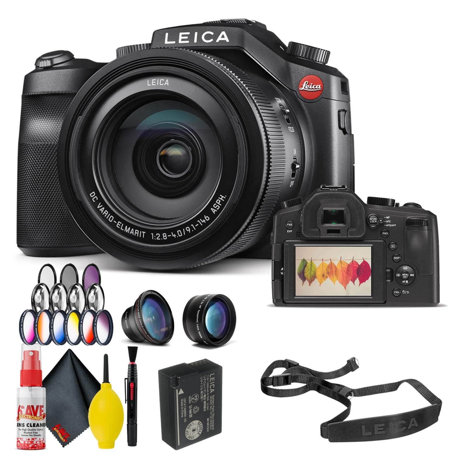 Leica V-LUX (Typ 114) Digital Camera With Filter Kit