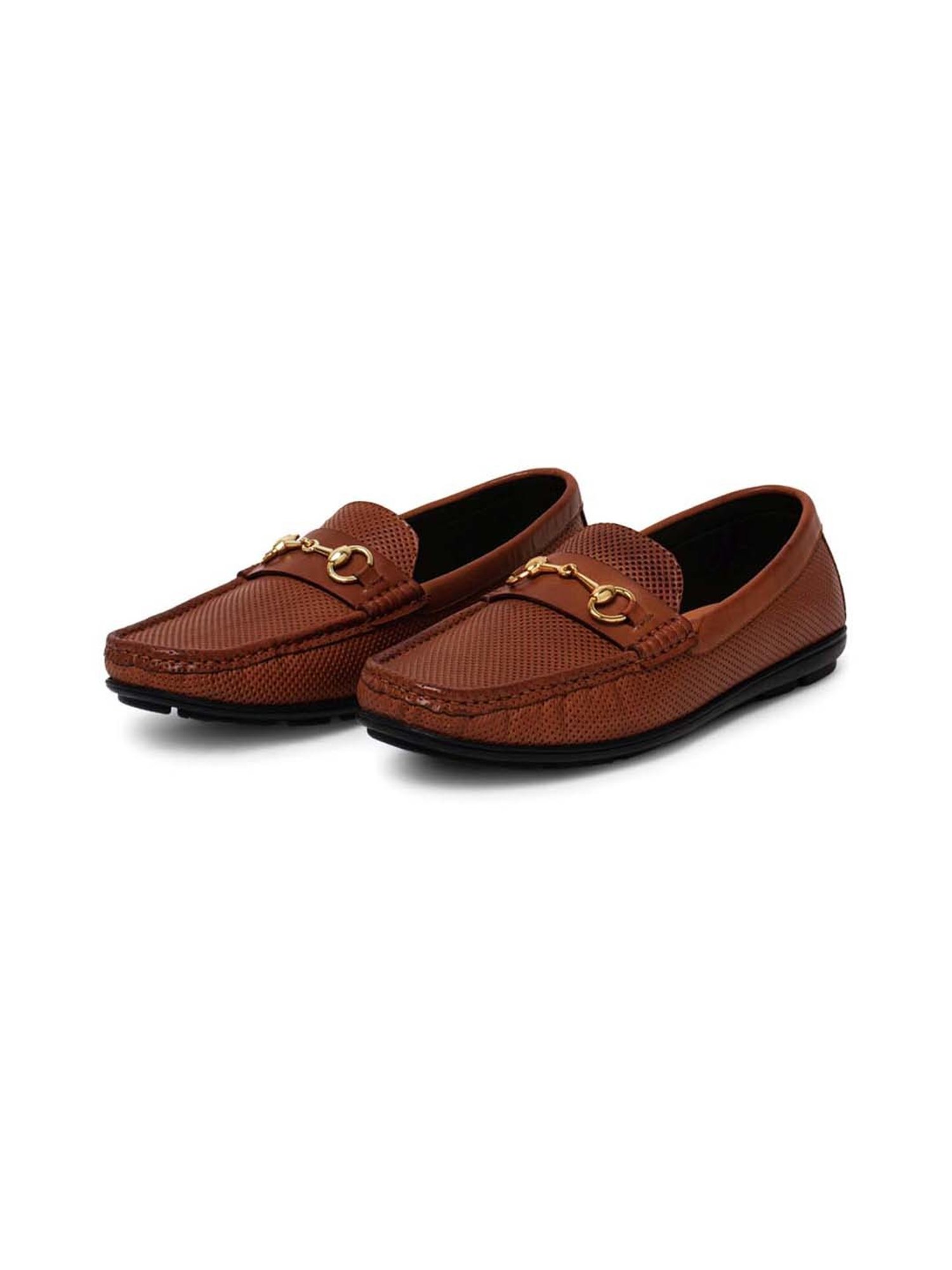 Ezok Men's Tan Casual Loafers