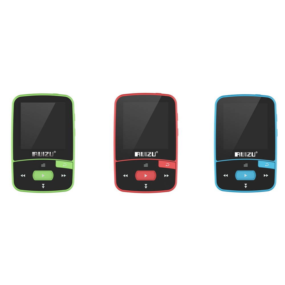 RUIZU X50 8GB 1.5in MP3 MP4 Player HiFi Lossless Sound Quality Bluetooth Pedometer TF Card FM Radio Recording E-book Time Calendar