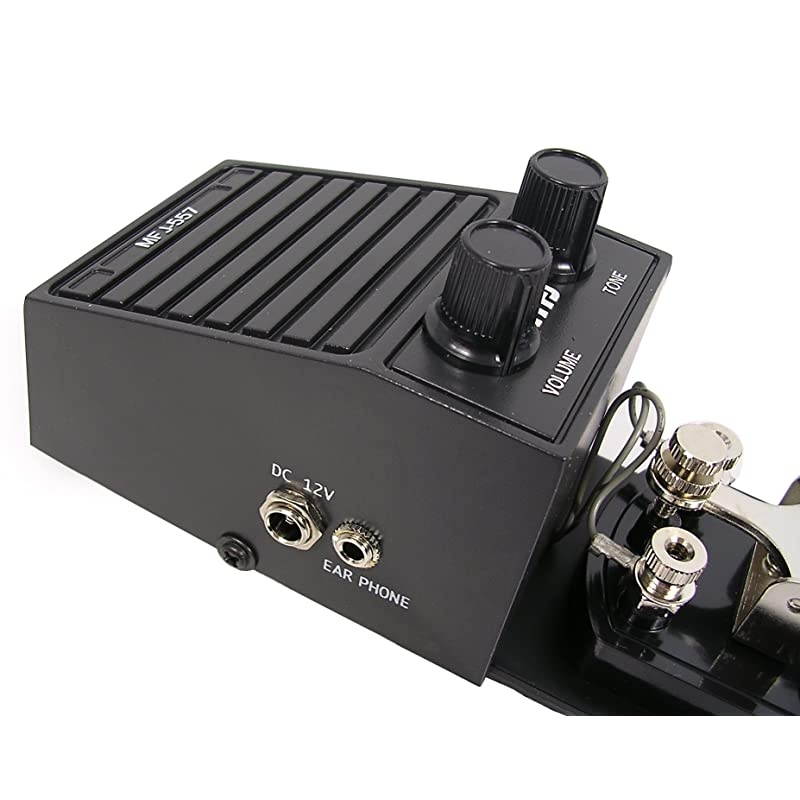 Enterprises Original 557 Deluxe Morse Code Practice Oscillator Straight Key wVolume Control