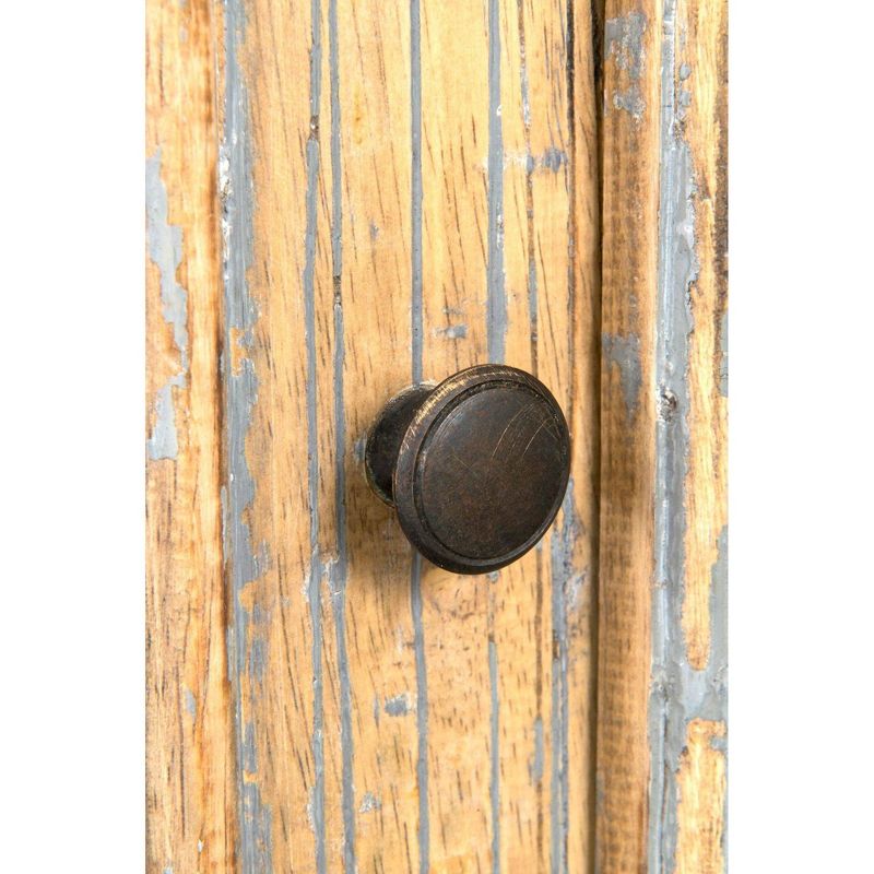 Penelope 2 Door Cabinet Distressed Gray - East at Main