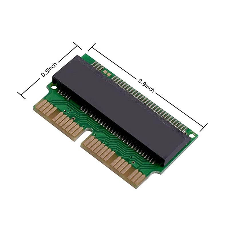 NVME SSD Convert Adapter 12+16pin NGFF MKey SSD Convert Card for MacBook Air Pro Retina Mid 2013 2014 2015 2016 2017 NVME AHCI SSD Upgraded Kit for A1465 A1466 A1398 A1502