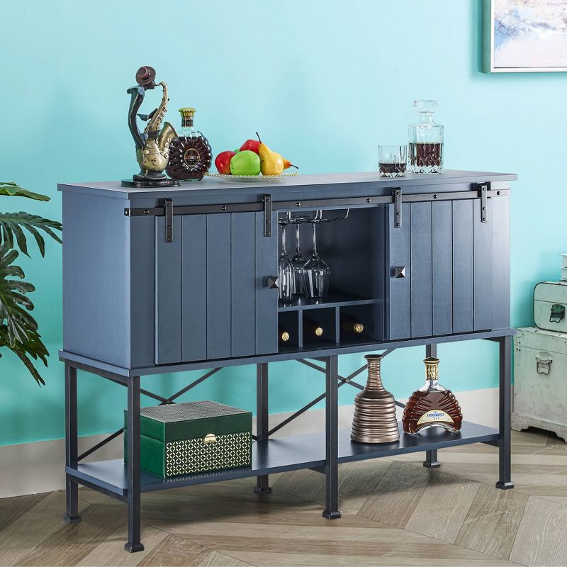 Aster High Bar Cabinet Light Wood - RST Brands