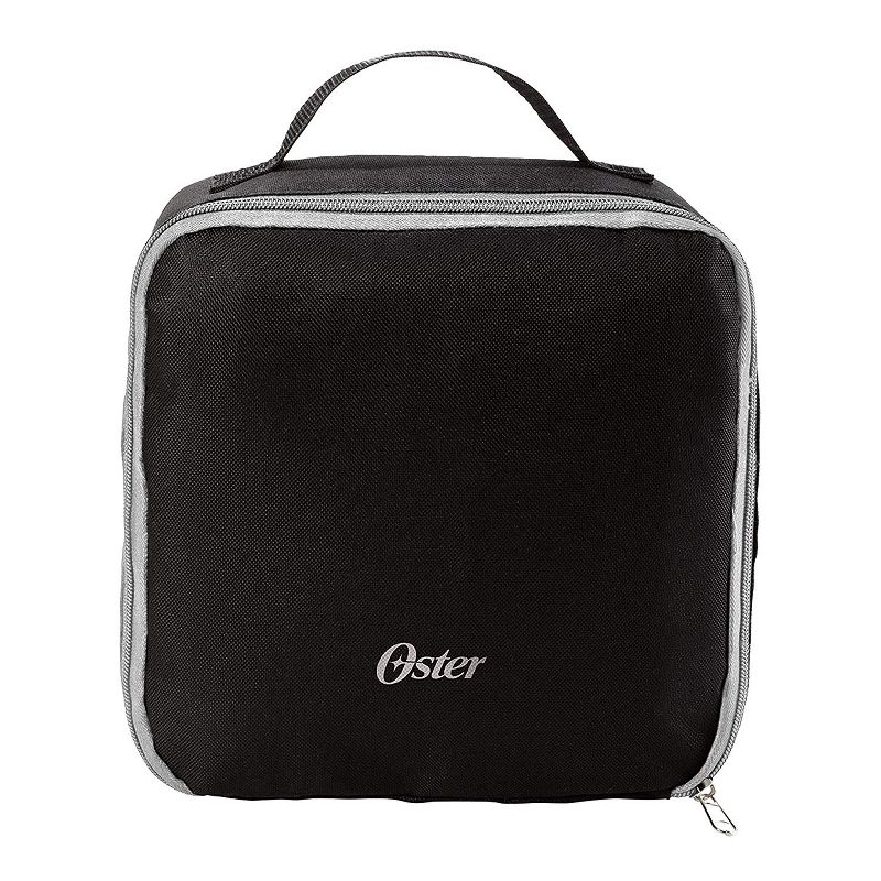 Oster Versatile Stainless Steel 7 Speed Clean Start Hand Held Mixer with Attachments and Zippered Storage Case