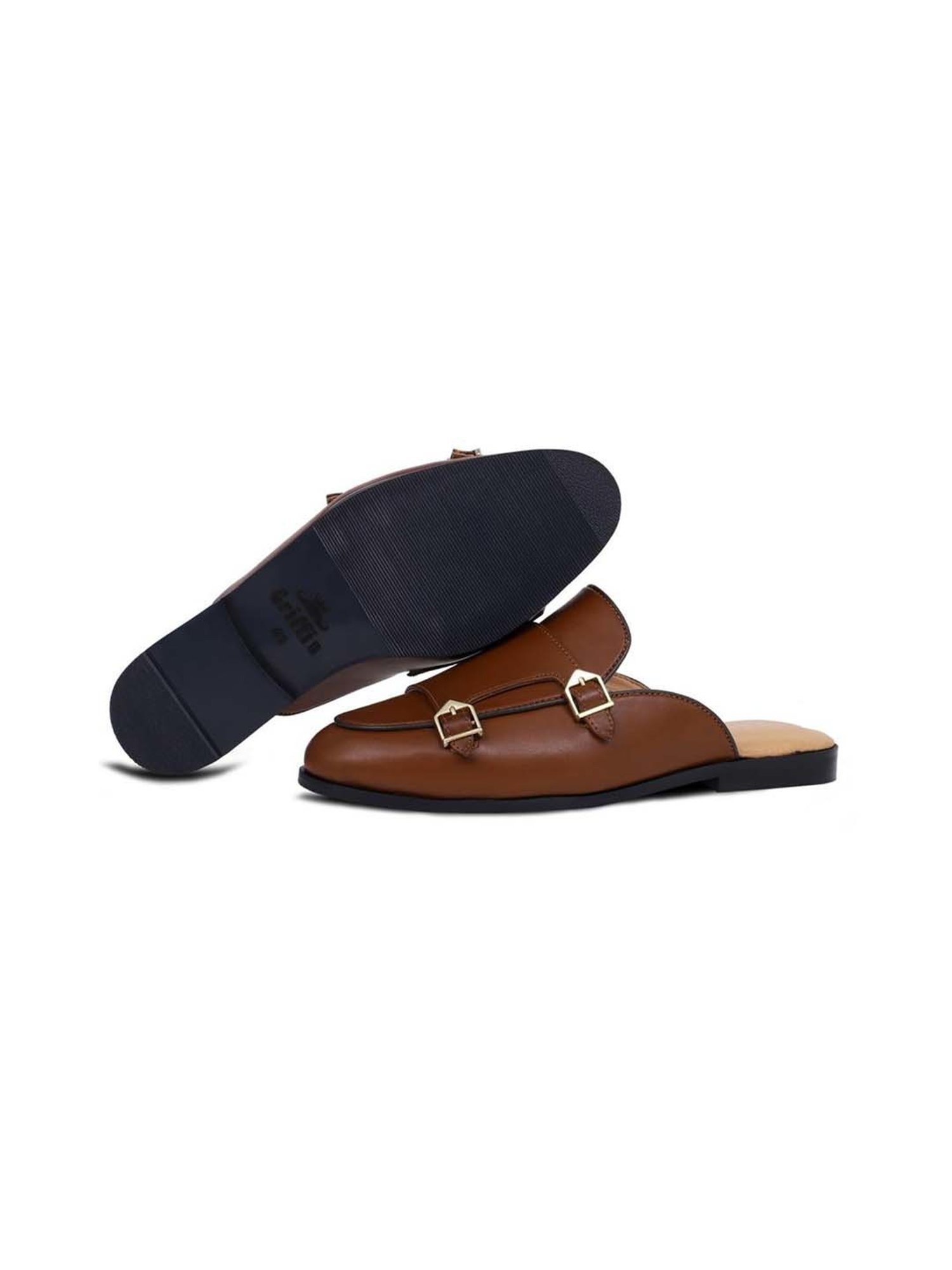 Griffin Men's Tan Mule Shoes