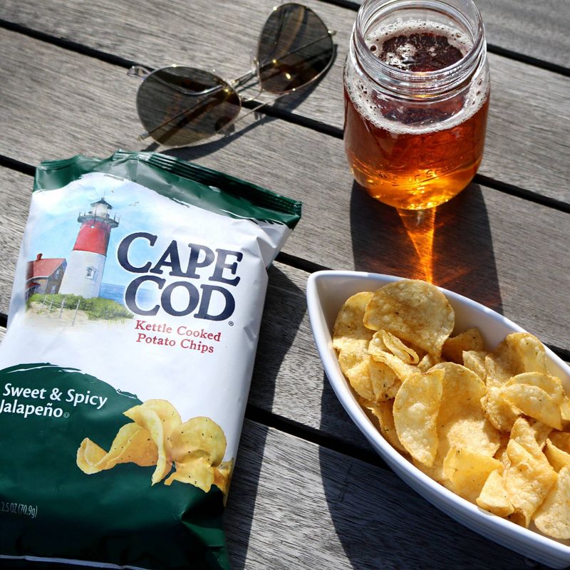 Cape Cod Kettle Cooked Potato Chips - Sweet and Spicy Jalapeno (8oz)