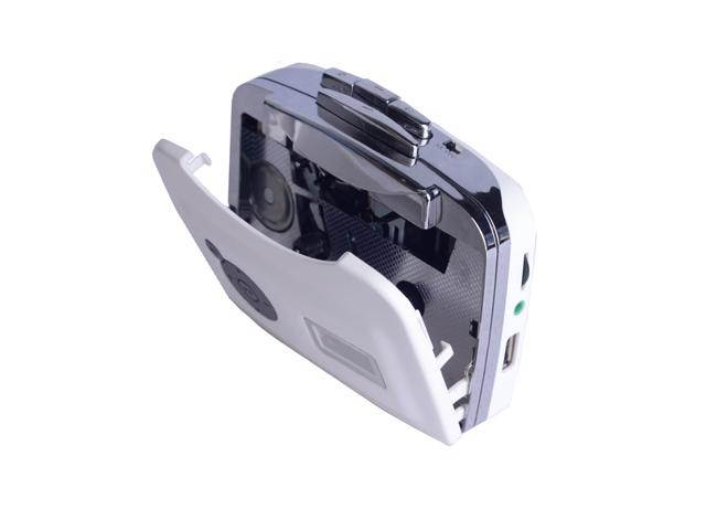 New Portable USB Cassette Tape to MP3 Converter Capture audio Music Player (White)
