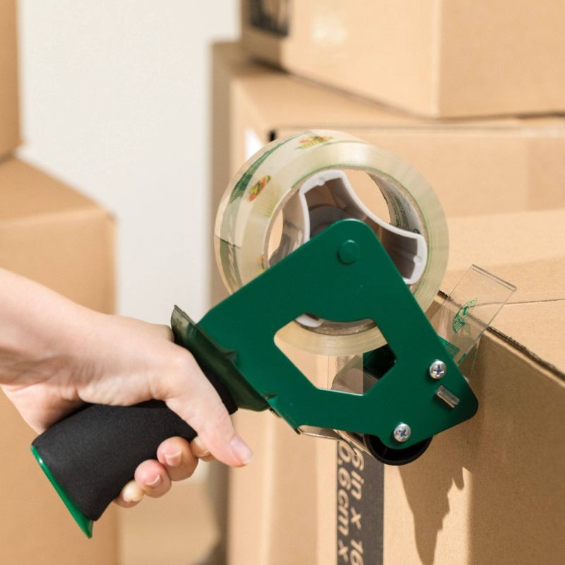 Duck 1.88" x 50yd HD Clear Packaging Tape with Dispenser