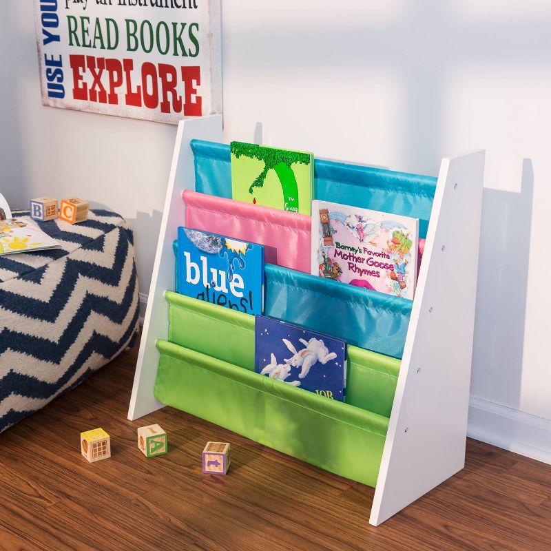 Sesame Street Design and Store 6 Bin Toy Organizer - Delta Children