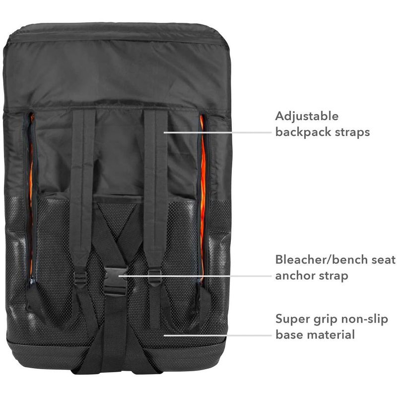 Mac Sports Beach Day Foldable Chaise Lounge Chair & Integrated Pull Cart Combo