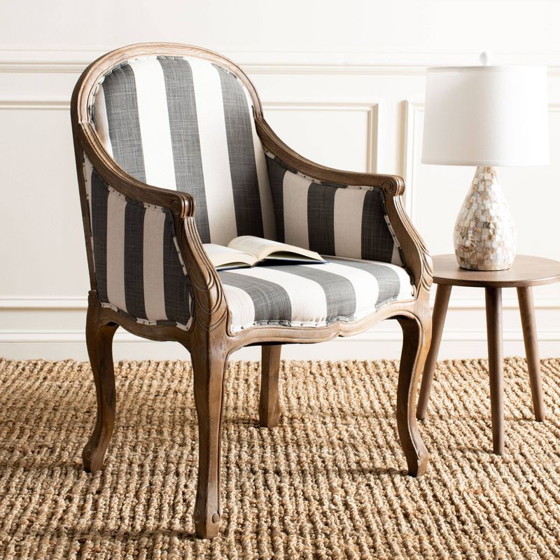 Esther Armchair Gray/White - Safavieh