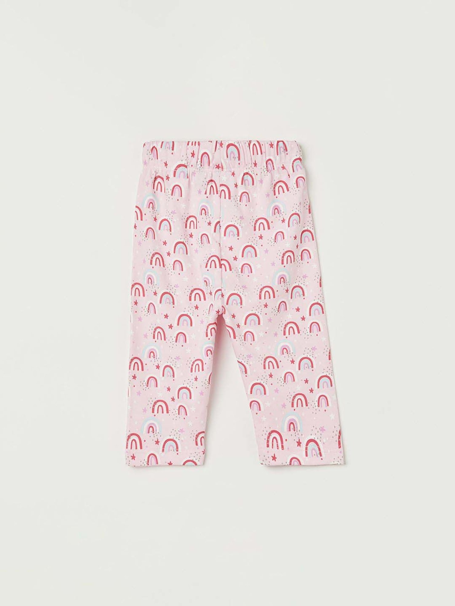 Juniors by Lifestyle White & Pink Cotton Printed Onesie Set