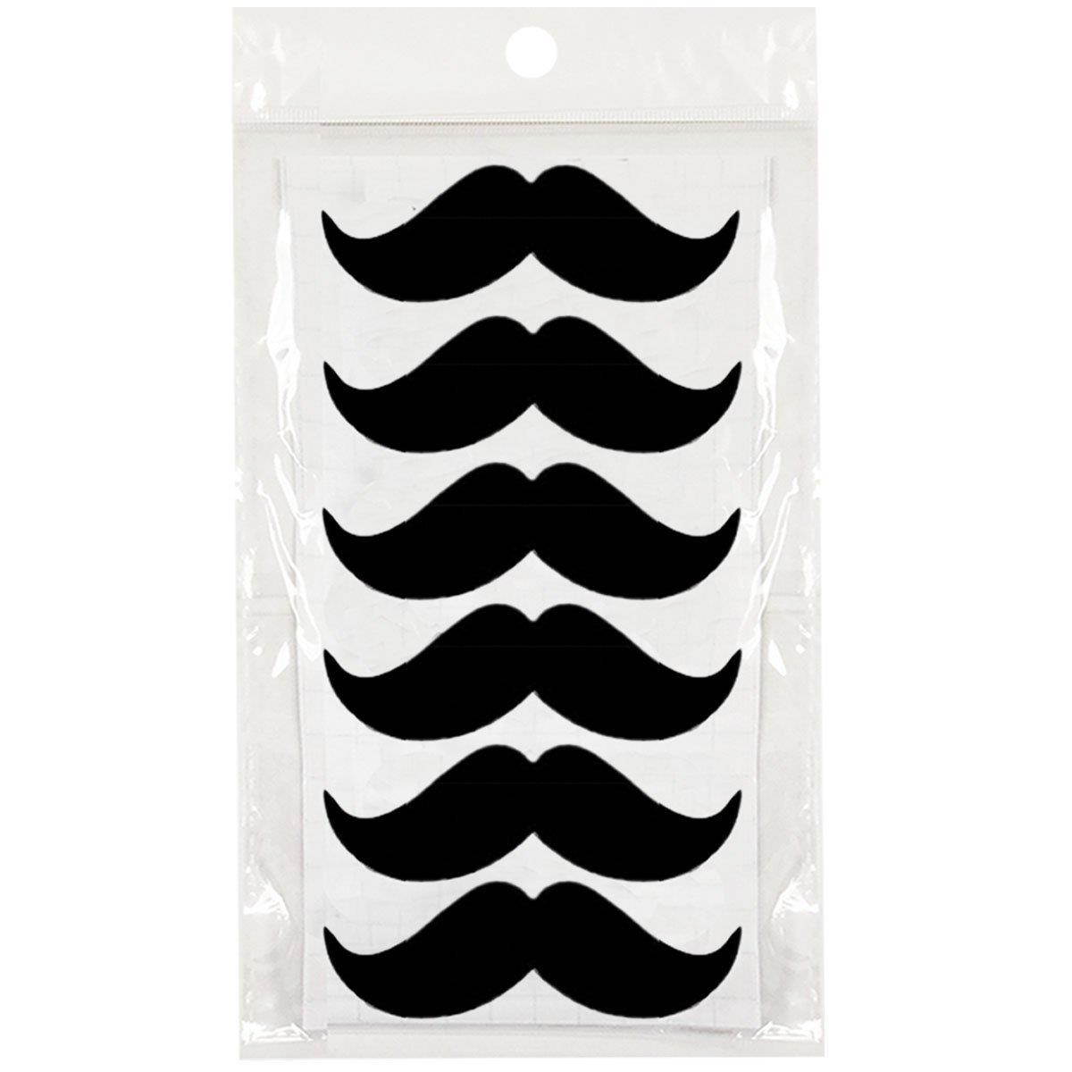 Allydrew Set of 30 Chalkboard Labels/Chalkboard Stickers for Organizing, Labeling, Gift Tags, Drink/Wine Markers, and Weddings - 3.54" x 1.14" Mustache