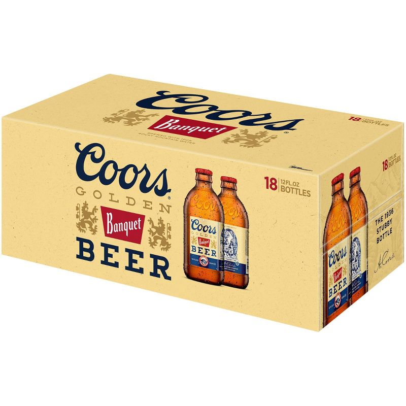 Coors Banquet Beer - 18pk/12 fl oz Bottles