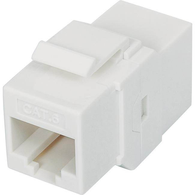 INTELLINET 505147 CAT6 IN-LINE WHITE KEYSTONE JACK