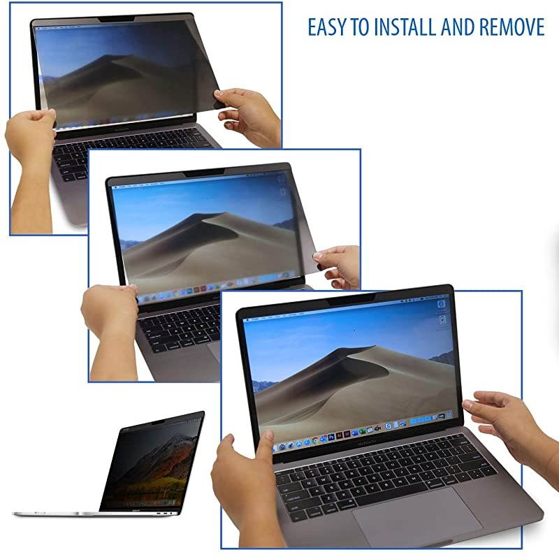 PS133MGT3N 133quot Magnetic Privacy Filter 1610 1169 x 764 in 297 x 194 cm MacBook Compatible Cleaning Cloth mattGlossy