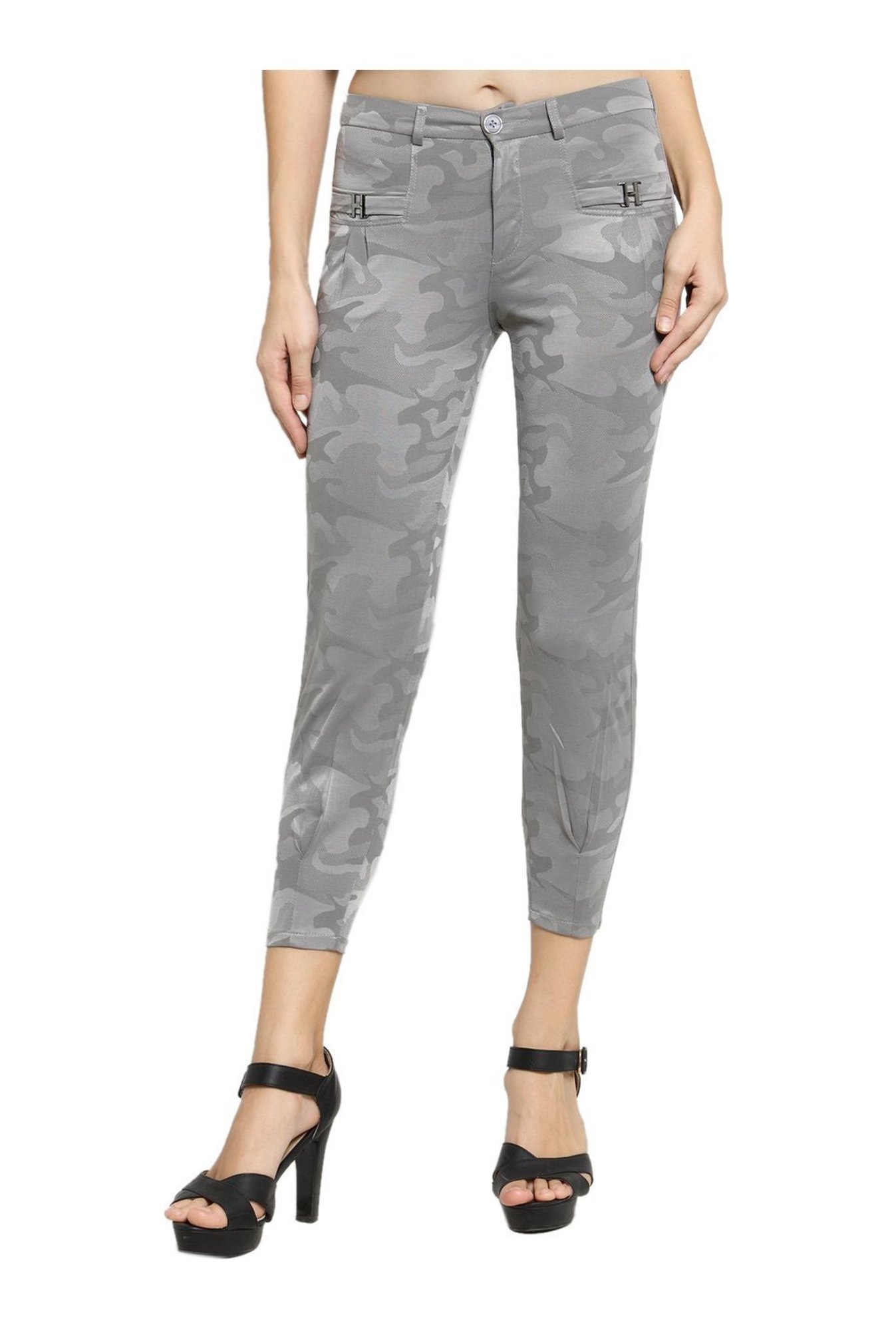 Westwood Grey Camo Print Jeggings