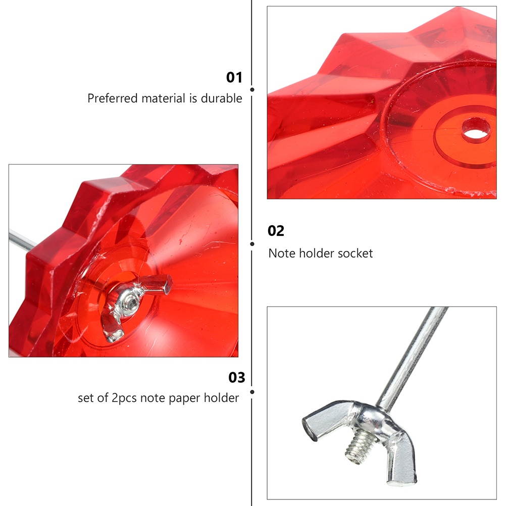 999666Newegg-reoetmall-US2Pcs Straight Rod Paper Holder Portable Practical Paper Holder Office Receipt Holder Memo Holder