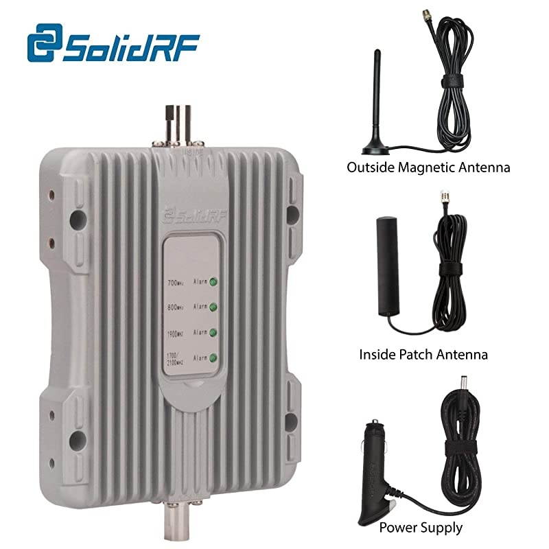 Cell Phone Signal Booster for Car, Truck, SUV - Portable Mobile Cell Signal Booster for Vehicle - Verizon, AT&T, T-Mobile, Sprint & More - Enhance Your Cell Phone Signal Up to 3~5 Miles