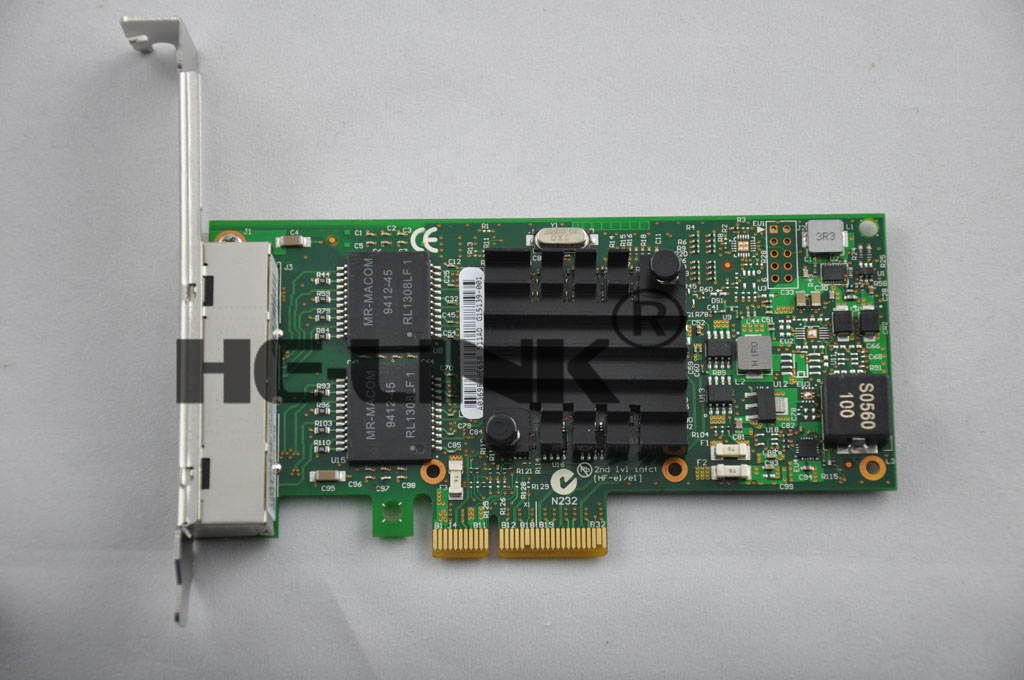 HE-LINK for intel Ethernet Server Adapter I350-T4 - PCI Express 2.1 x4 - 4 Port(s) - 4 x Network (RJ-45) - Twisted Pair - Low-profile, Full-height - Bulk I350T4 OEM