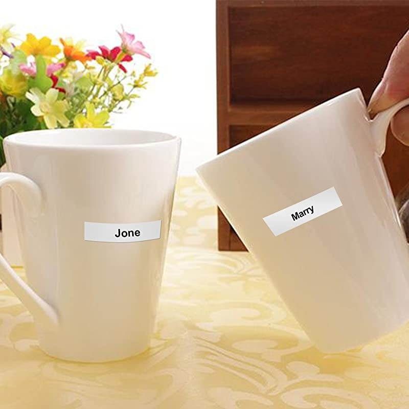 Compatible Label Tape Replacement for Brother Label Maker Tape TZe-251 TZe-151 TZe-451 TZe-651 24mm TZe Tape for P-Touch PT-D600 PT-P700 PTP750W PT2730 ( Clear, White, Yellow, Red, 4-Pack )