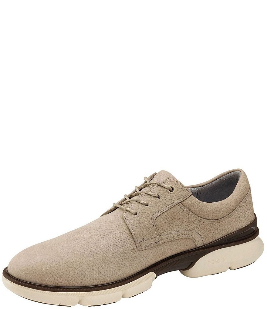 Johnston & Murphy Men's XC4 Tanner Nubuck Plain Toe Lace-Up Oxfords