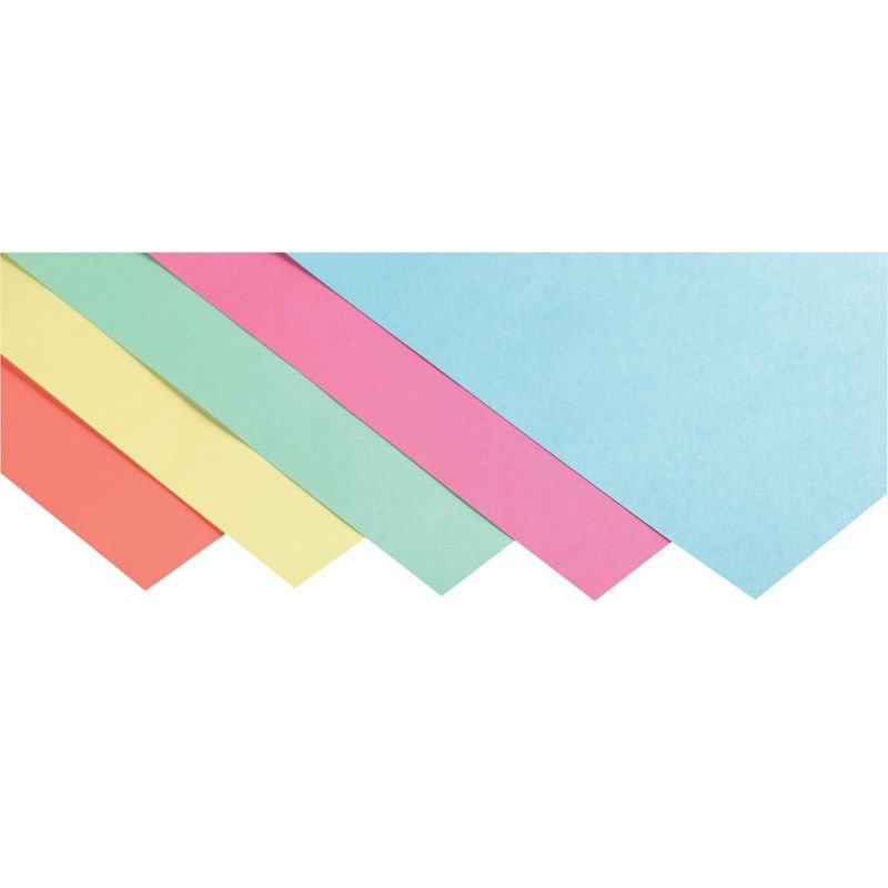 School Smart Tagboard, Light-Weight, 18 x 24 Inches, Assorted Pastel Colors, pk of 100