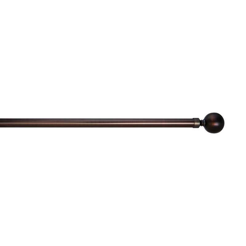 48"-86" Lexington Ball Rod Set Bronze - Versailles Home Fashions
